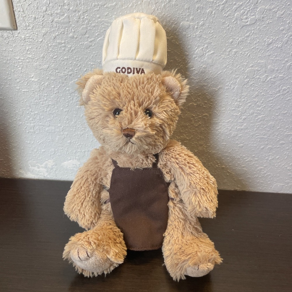 Gund Godiva Small Plush Teddy Bear Stuffed Animal 9 Inches Tall